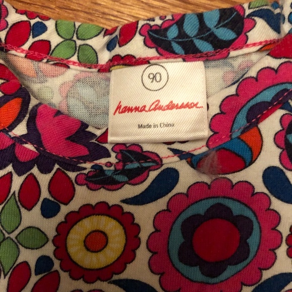 Hannah Anderson Size 90 (3T) colorful ruffle dress in great condition! - Picture 2 of 3